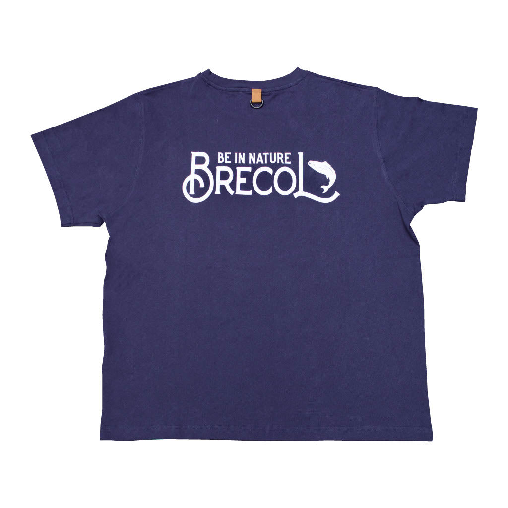 アウトドア BRECOL ロゴ Tシャツ