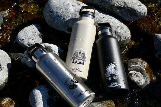 BRECOL アウトドア ステンレス ボトル