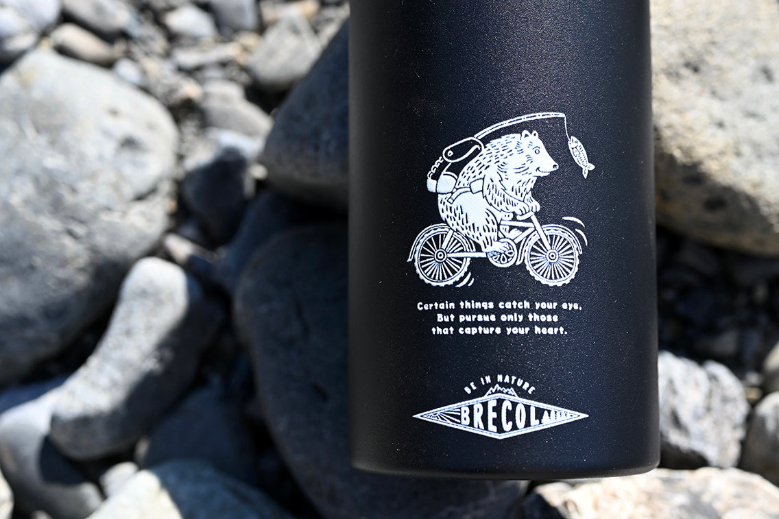 BRECOL アウトドア ステンレス ボトル